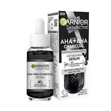 Buy SKINACTIVE 4% AHA + BHA & Niacinamide Charcoal Face Serum Online
